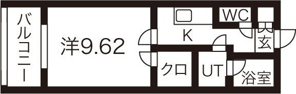 ブラン　ポミエ　Brun Pommierの間取り