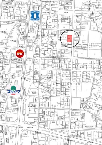 土地　長良友瀬の地図