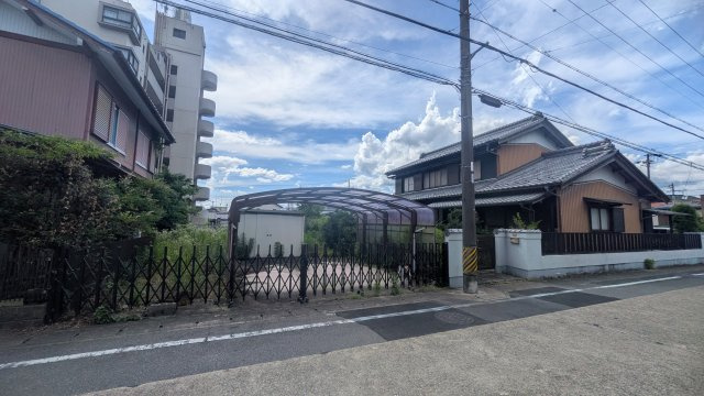 土地　長良友瀬の前面道路含む現地写真