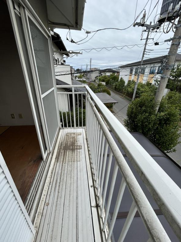 ひたちなか市大字田彦　中古戸建のバルコニー