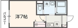 【間取り】 | MELDIA福生Ⅱ | 間取りです。