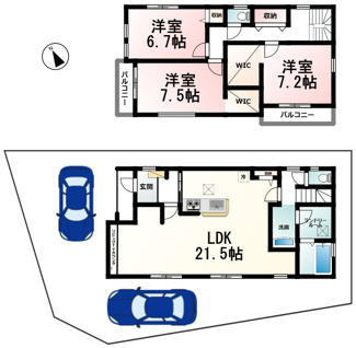 【間取り】 | 真野５丁目　限定１区画