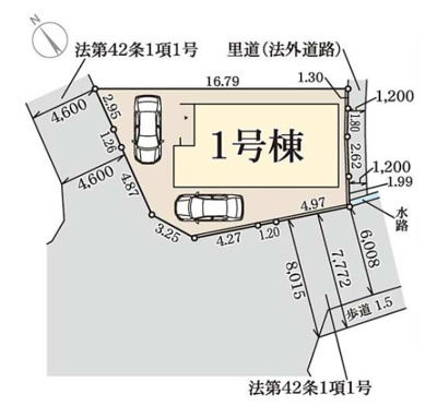 【区画図】 | 真野５丁目　限定１区画