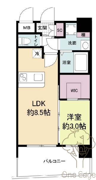 セレニテ西中島アリア壱番館の間取り