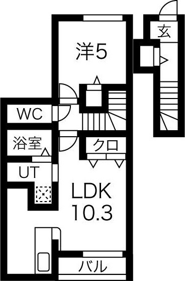 スカイヴィレッジ(Sky　village)盛南Ⅱの間取り