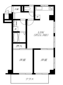 【間取り】 | マンション中落合ガーデニア | 間取りです。