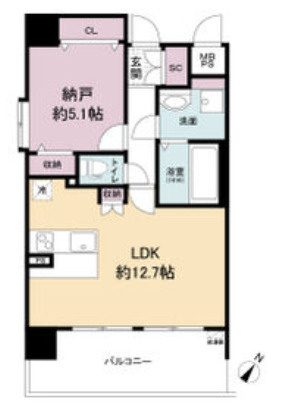 【間取り】 | スプランディッド中之島WEST