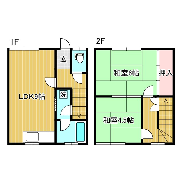 治水町アパートの間取り