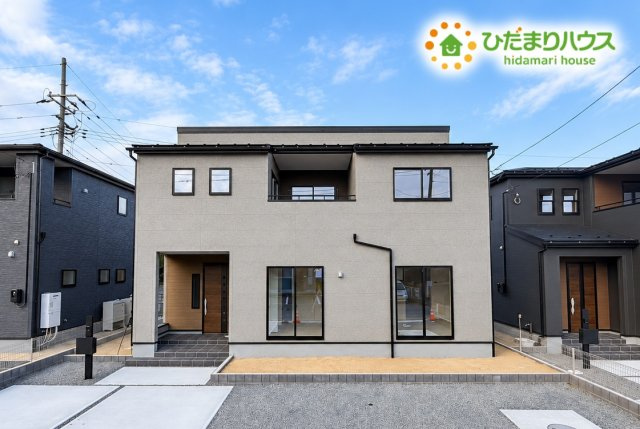 いわき市平下平窪第12　新築戸建　2号棟の外観|今から見たいも大歓迎！お気軽にお問い合わせください☆彡