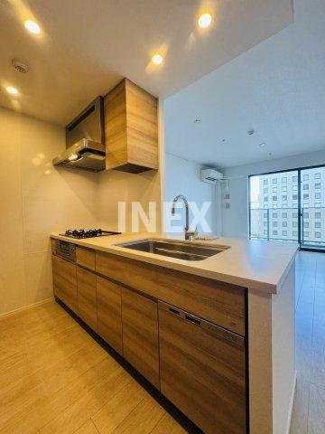 横浜市中区北仲通５丁目の賃貸マンションのキッチン