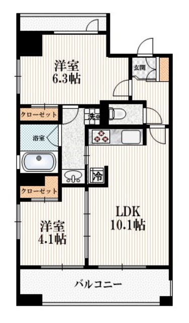 アトラス音羽の間取り|間取り図