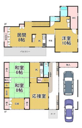 中山台戸建の間取り