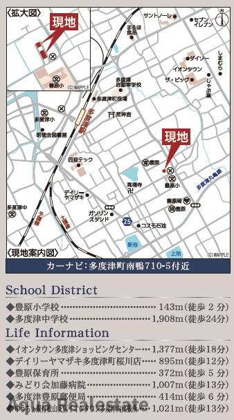 仲多度郡多度津町大字南鴨の新築一戸建の地図