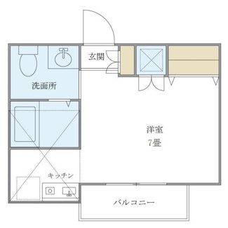 【間取り】 | カルム吉祥寺 | 間取りです。