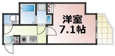 【間取り】 | ラパンジール四天王寺東　仲介手数料無料