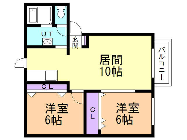 Ｊハイツ桜木の間取り