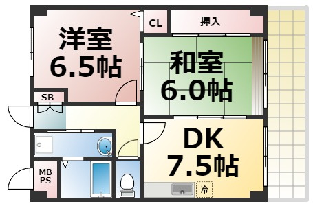 【間取り】 | カーサファミール　仲介手数料無料