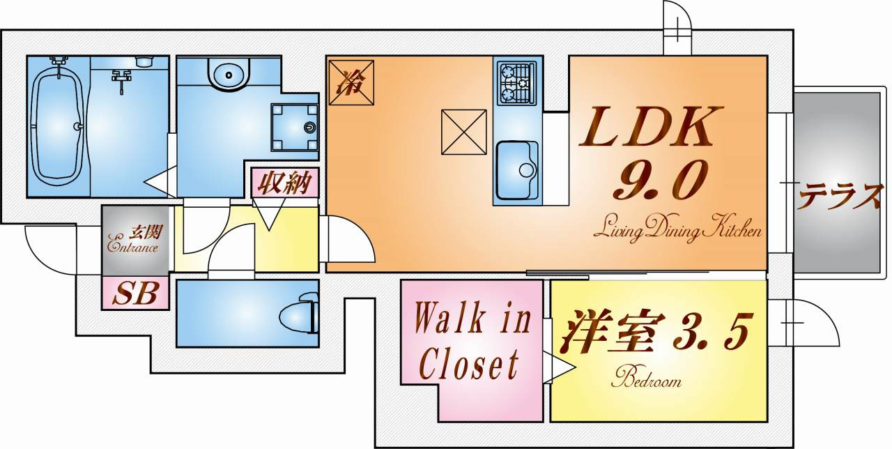 アソークコートの間取り