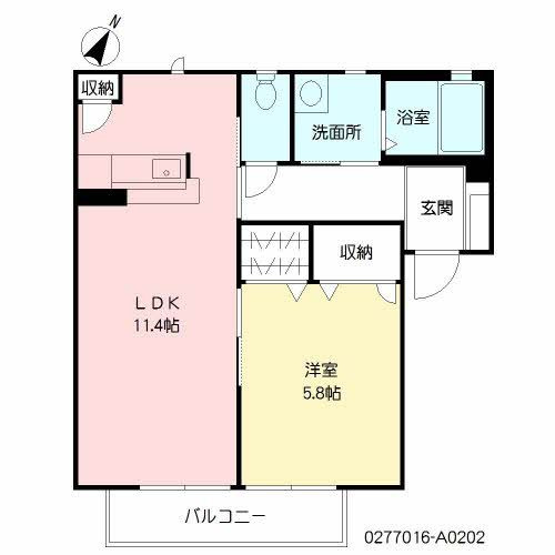 カーサ　ソレアードの間取り