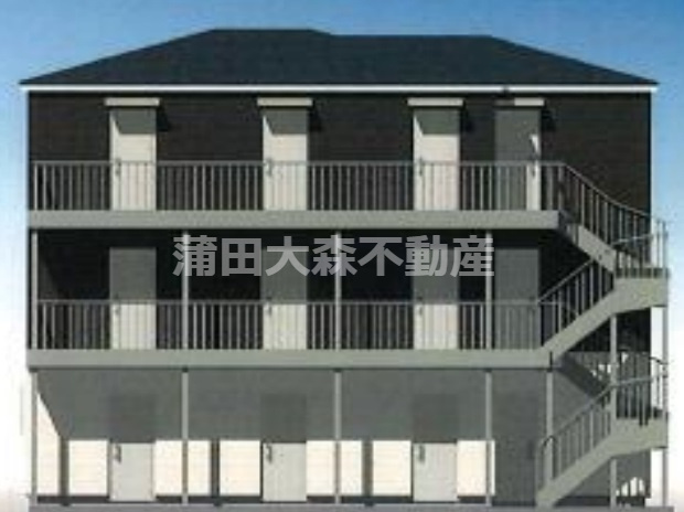 パルティーレ蒲田の外観パース|外観