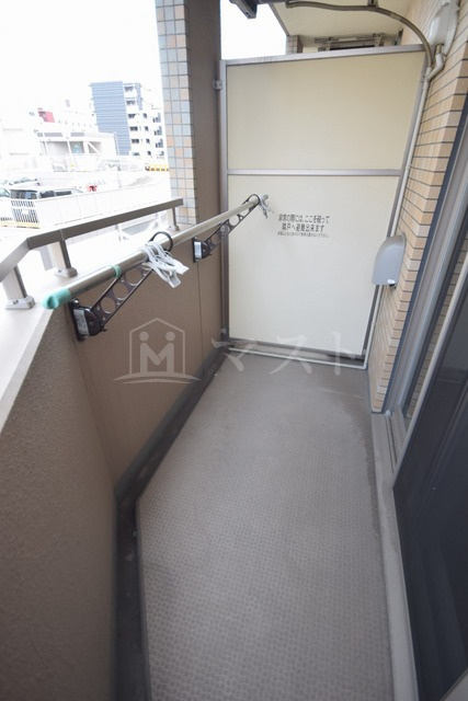 エイペックス京町堀Ⅱのバルコニー