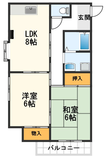 【間取り】 | モアコート西真上