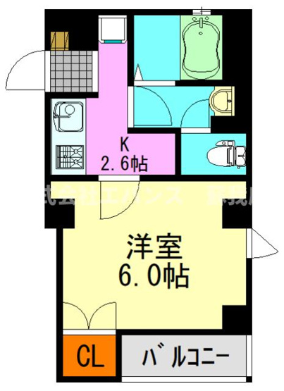 【間取り】 | ディアマンテス新宿