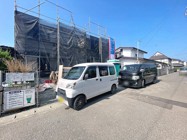 新築戸建・新築建売　福島市南沢又東谷地　北沢又小・信陵中の前面道路含む現地写真