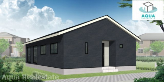 仲多度郡多度津町大字南鴨の新築一戸建の前面道路含む現地写真|外観の完成予想図です