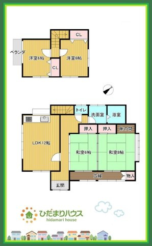 ひたちなか市相金町　中古戸建の間取り|家族団らんの時間も増えそうなくつろぎのＬＤＫ☆