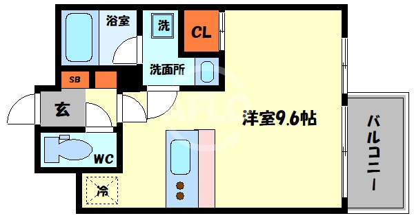 DOUBLE　NINE　RESIDENCE　TENNOJIMINAMIの間取り|DOUBLE　NINE　RESIDENCE　TENNOUJIMINAMI　間取り