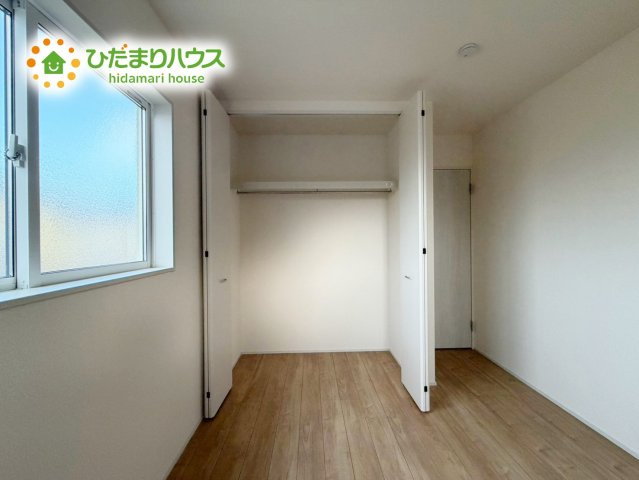 いわき市錦町江栗1丁目第2　新築戸建　1号棟の収納|洋室B　収納