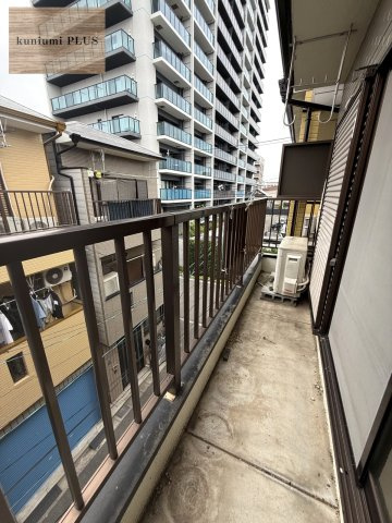 大阪市旭区新森6丁目のバルコニー