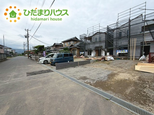 いわき市錦町江栗1丁目第2　新築戸建　2号棟の前面道路含む現地写真|今から見たいも大歓迎！お気軽にお問い合わせください☆彡