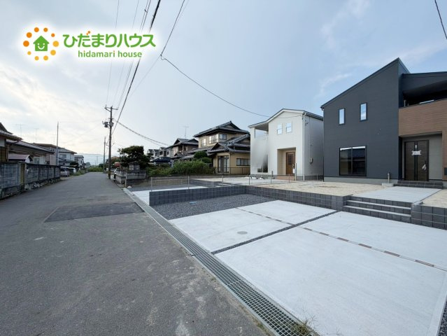 いわき市錦町江栗1丁目第2　新築戸建　2号棟の前面道路含む現地写真|今から見たいも大歓迎！お気軽にお問い合わせください☆彡