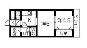 オキナマンションの間取り