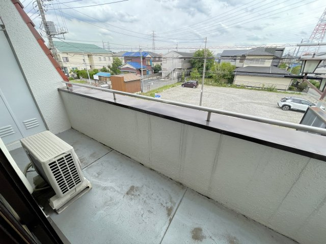 フカイマンションのバルコニー