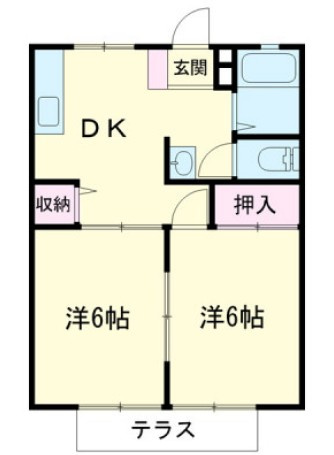 羽村市羽西１丁目のアパート