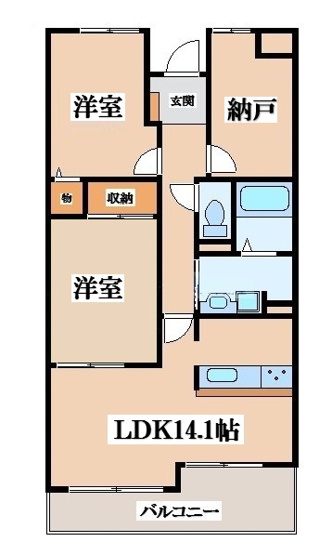 【間取り】 | 住道ファーストハイツ