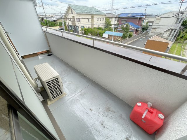 フカイマンションのバルコニー