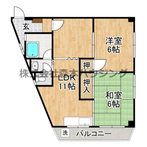 【間取り】 | 　GMビル第三
