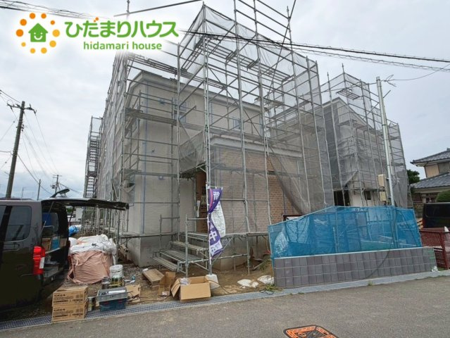 いわき市錦町江栗1丁目第2　新築戸建　4号棟の外観|是非一度、ご家族そろってご内覧ください♪