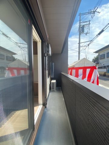 グランヴェールⅦのバルコニー
