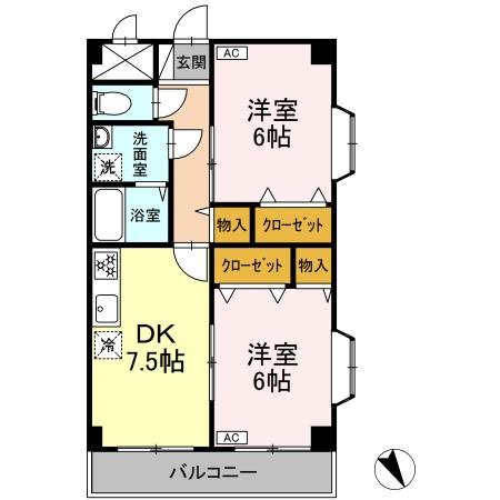 シャイニーヒルの間取り