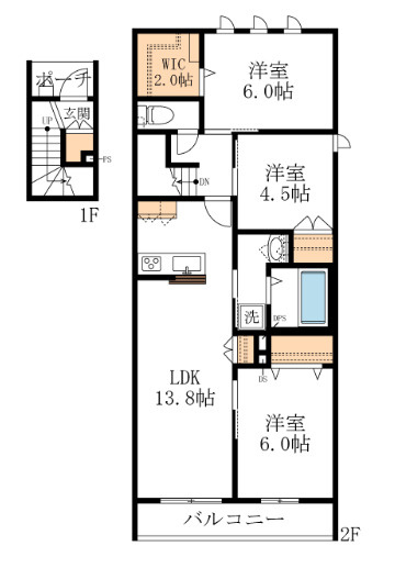 ダンケの間取り