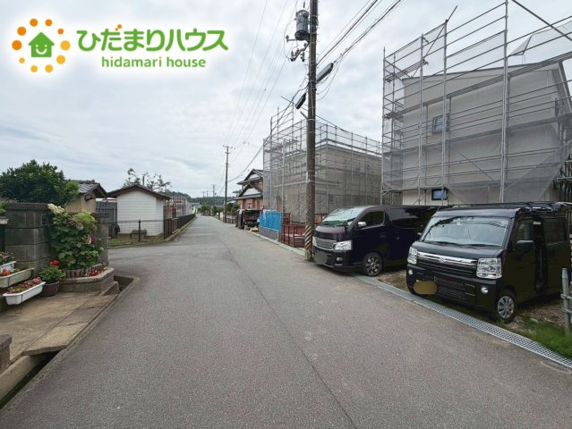 いわき市錦町江栗1丁目第2　新築戸建　5号棟の前面道路含む現地写真|今から見たいも大歓迎！お気軽にお問い合わせください☆彡