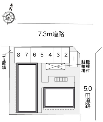 【区画図】 | レオパレスブルーメハイム高田Ⅱ | 画像4