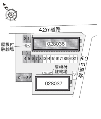 【区画図】 | レオパレスラフォーレ風早Ⅰ | 画像4