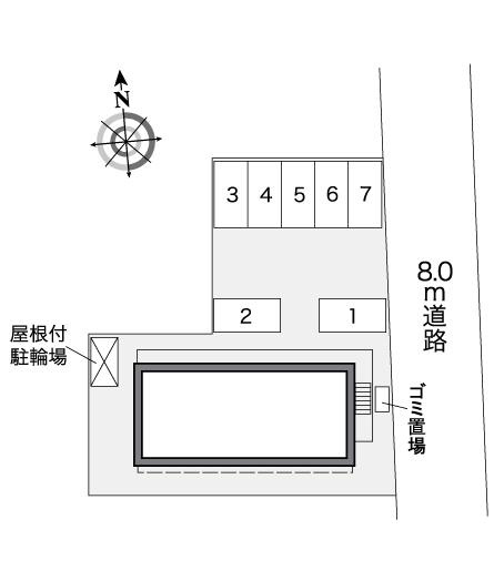 レオパレスコージーコートの区画図|画像4