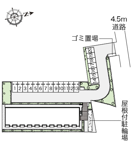 レオネクスト沼南8の区画図|画像4